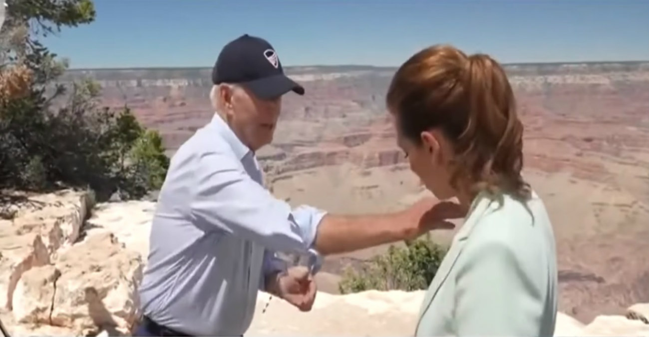ΗΠΑ: Ο Τζο Μπάιντεν απομακρύνει ζωύφιο από το στήθος δημοσιογράφου κατά τη διάρκεια συνέντευξης – Δείτε βίντεο