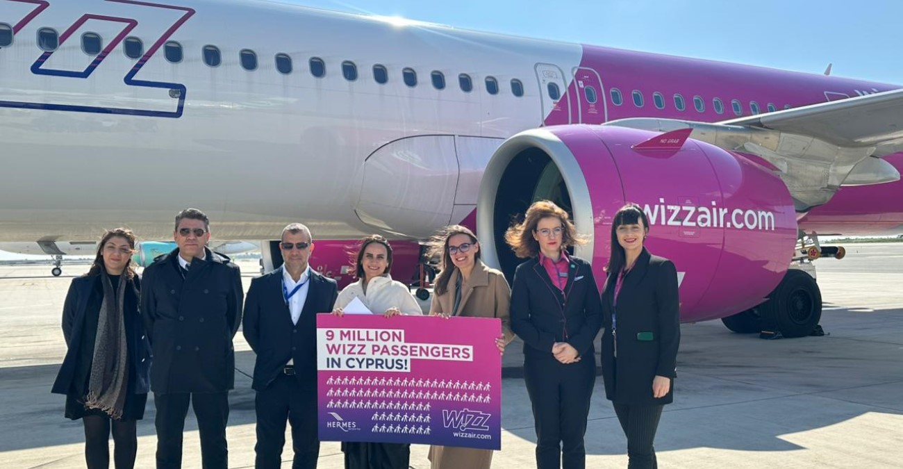 WIZZ AIR: Γιορτάζει το ορόσημο των 9 εκατ. επιβατών στην Κύπρο