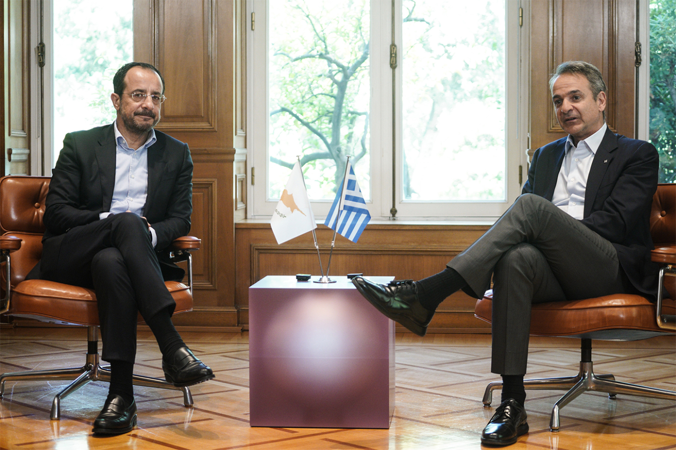 Μητσοτάκης σε Χριστοδουλίδη για το Κυπριακό: Έχουμε σημαντική κινητικότητα, η Ελλάδα στέκεται στο πλευρό της Κύπρου