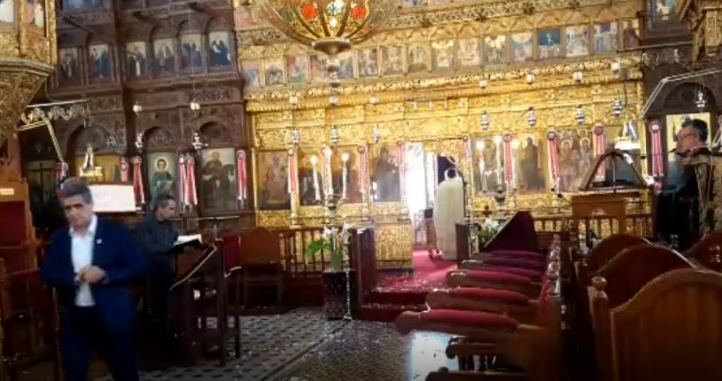 ΚΥΠΡΟΣ-ΔΙΑΤΑΓΜΑ: Η δικαιολογία του Δημάρχου Αραδίππου για την παρουσία του στην εκκλησία- Εκτελούσε χρέη κάμεραμαν