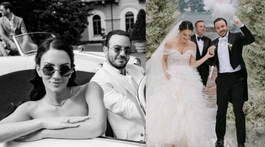 Γιώργος Θεοδότου - Έλις Μισιρλή: Σαν σταρ του Hollywood στις επίσημες φωτογραφίες από το γάμο τους
