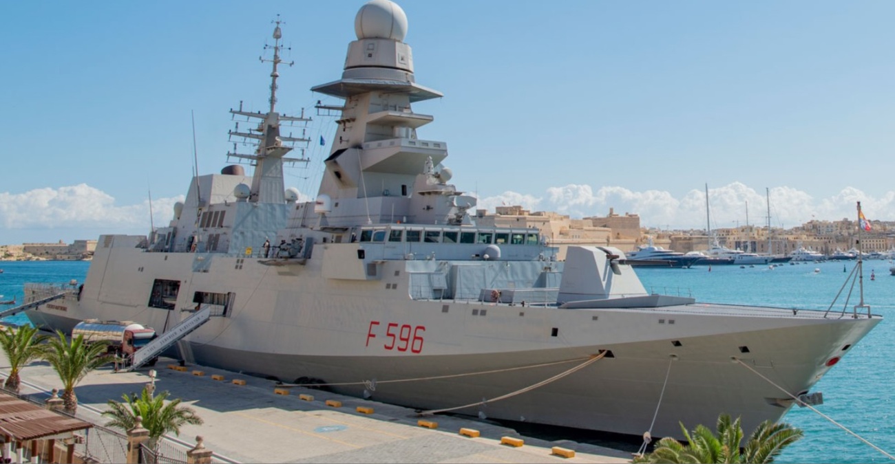 Από την Ερυθρά Θάλασσα στην Κύπρο – Καταφθάνει η ιταλική φρεγάτα Martinengo