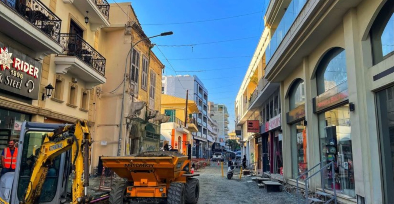 Σε απόγνωση καταστηματάρχες στο εμπορικό κέντρο Λάρνακας λόγω έργων – Ζητούν στήριξη και επίσπευση