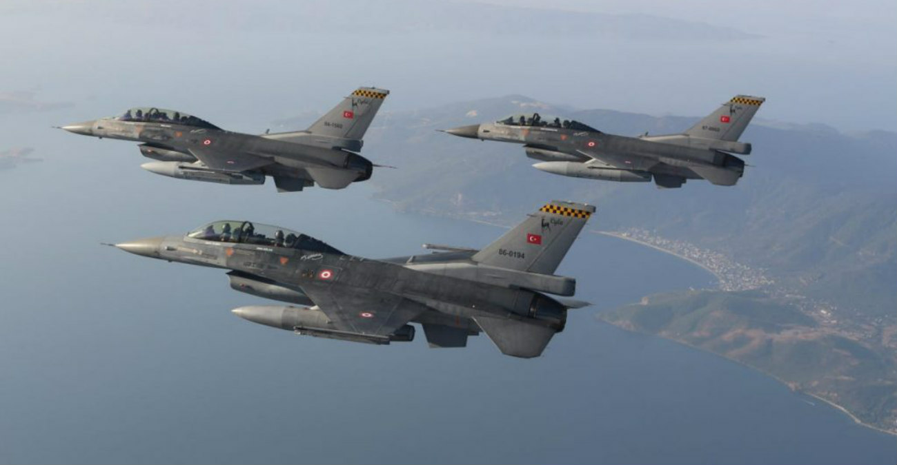 Παραλίγο συντριβή τουρκικού μαχητικού σε αερομαχία με ελληνικά F-16