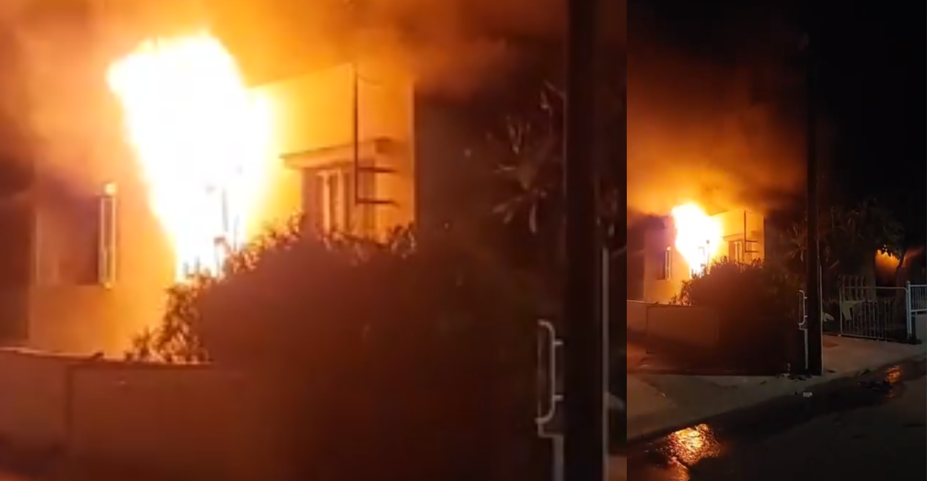 Ολοκληρωτική καταστροφή: Πυρκαγιά σε σπίτι στη Λεμεσό - Έτρεχαν να γλιτώσουν οι ένοικοι, πανικός στην γειτονία - Δείτε βίντεο