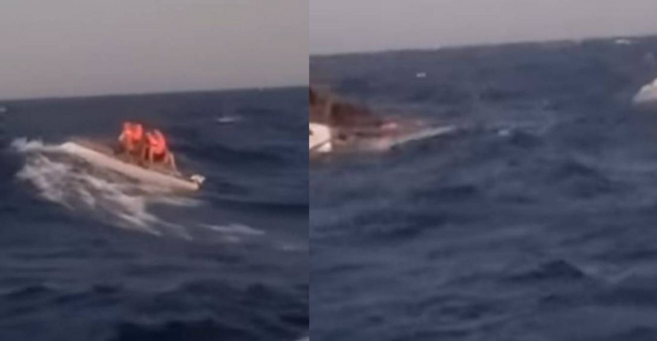 Ανατράπηκε σκάφος στο Μαρί – Επιχείρηση διάσωσης οκτώ προσώπων – Δείτε βίντεο