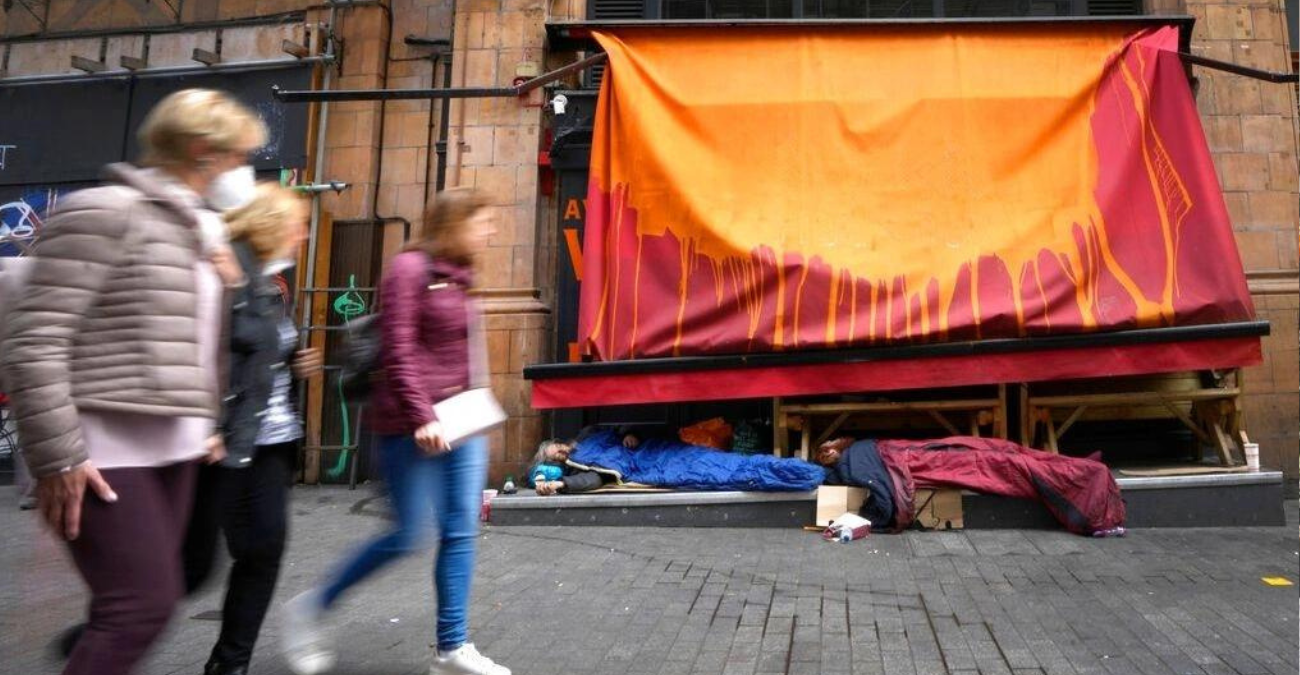 Σε ύψος ρεκόρ ο αριθμός των άστεγων στο Λονδίνο