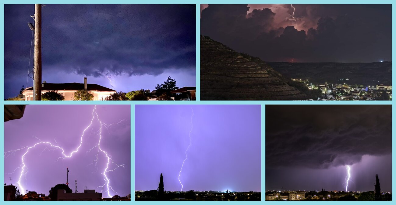 Μαγευτικά τα πλάνα από την χθεσινοβραδινή καλοκαιρινή καταιγίδα - Δείτε εντυπωσιακές εικόνες και βίντεο