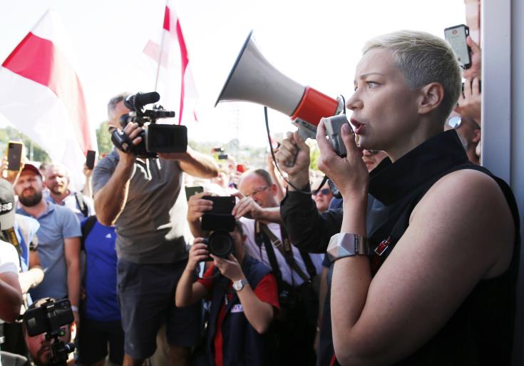 ΛΕΥΚΟΡΩΣΙΑ: Η πολιτικός της αντιπολίτευσης Μαρία Καλέσνικοβα συνελήφθη ως ύποπτη για εσχάτη προδοσία