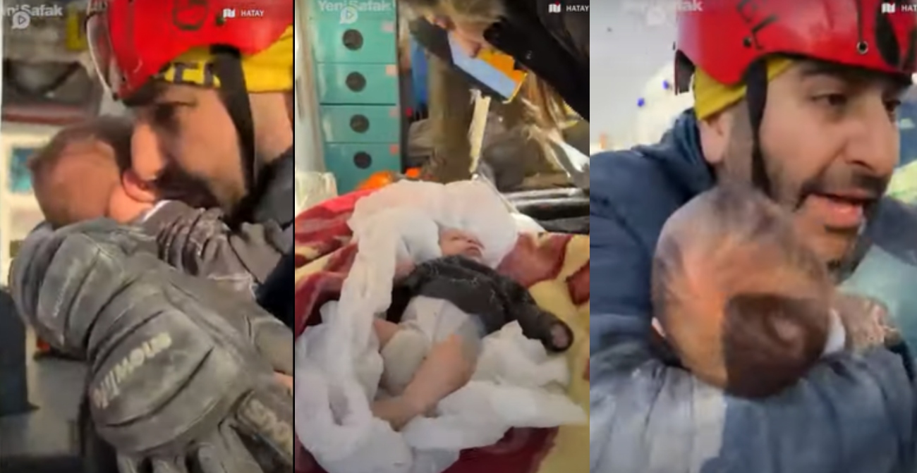 Τουρκία: Μωράκι δύο μηνών ανασύρθηκε ζωντανό, αφού πέρασε 29 ώρες στα συντρίμμια μετά τον σεισμό - Δείτε βίντεο