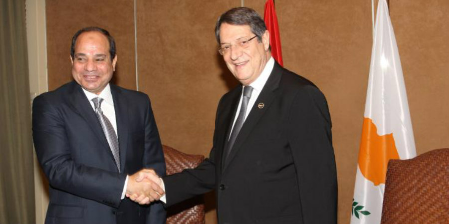 Ενέργεια και περιφερειακά ζητήματα συζήτησε με τον Πρόεδρο Αναστασιάδη ο Σίσι, λέει η αιγυπτιακή προεδρία