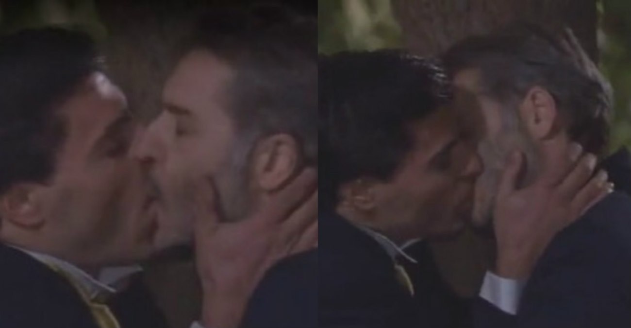 Xαμός με το γκέι φιλί του Αλέξανδρου Μπουρδούμη στη σειρά του Γιώργου Καπουτζίδη