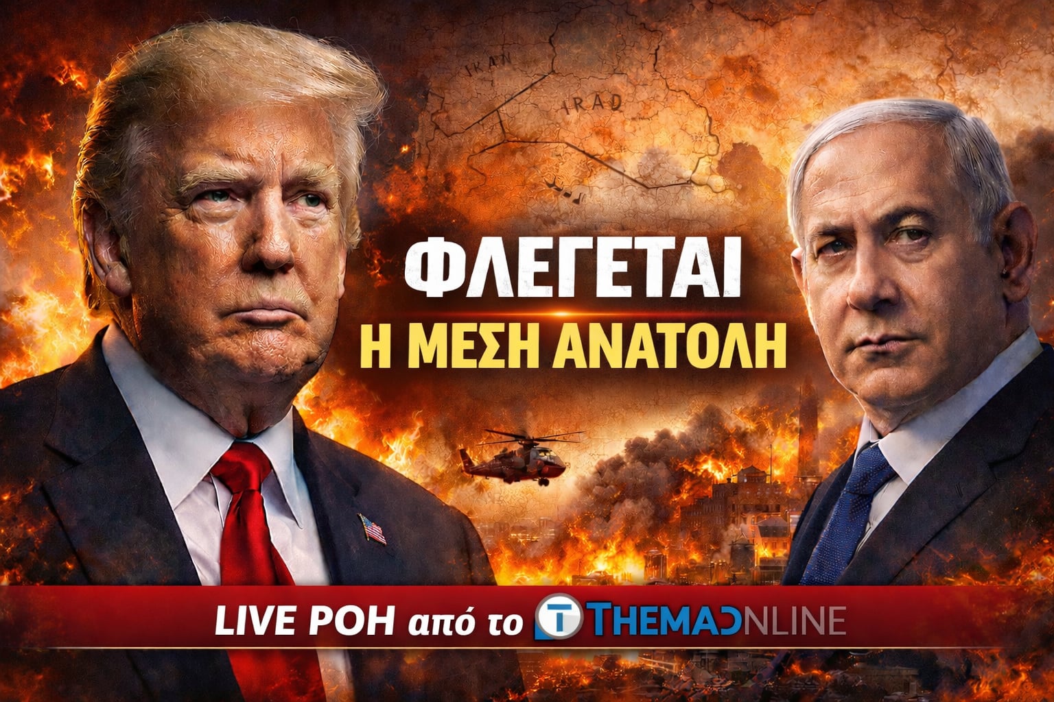LIVE: Σε επιφυλακή η Κύπρος - ΗΠΑ και Ισραήλ βομβαρδίζουν την Τεχεράνη - Κύμα ιρανικών επιθέσεων