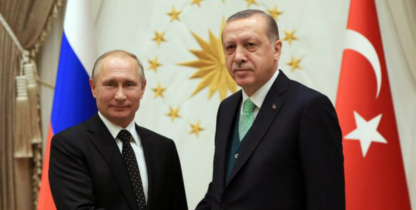 Παρόμοιες οι θέσεις Τουρκίας-Ρωσίας στο θέμα Ιερουσαλήμ ανακοίνωσαν Ερντογάν-Πούτιν 