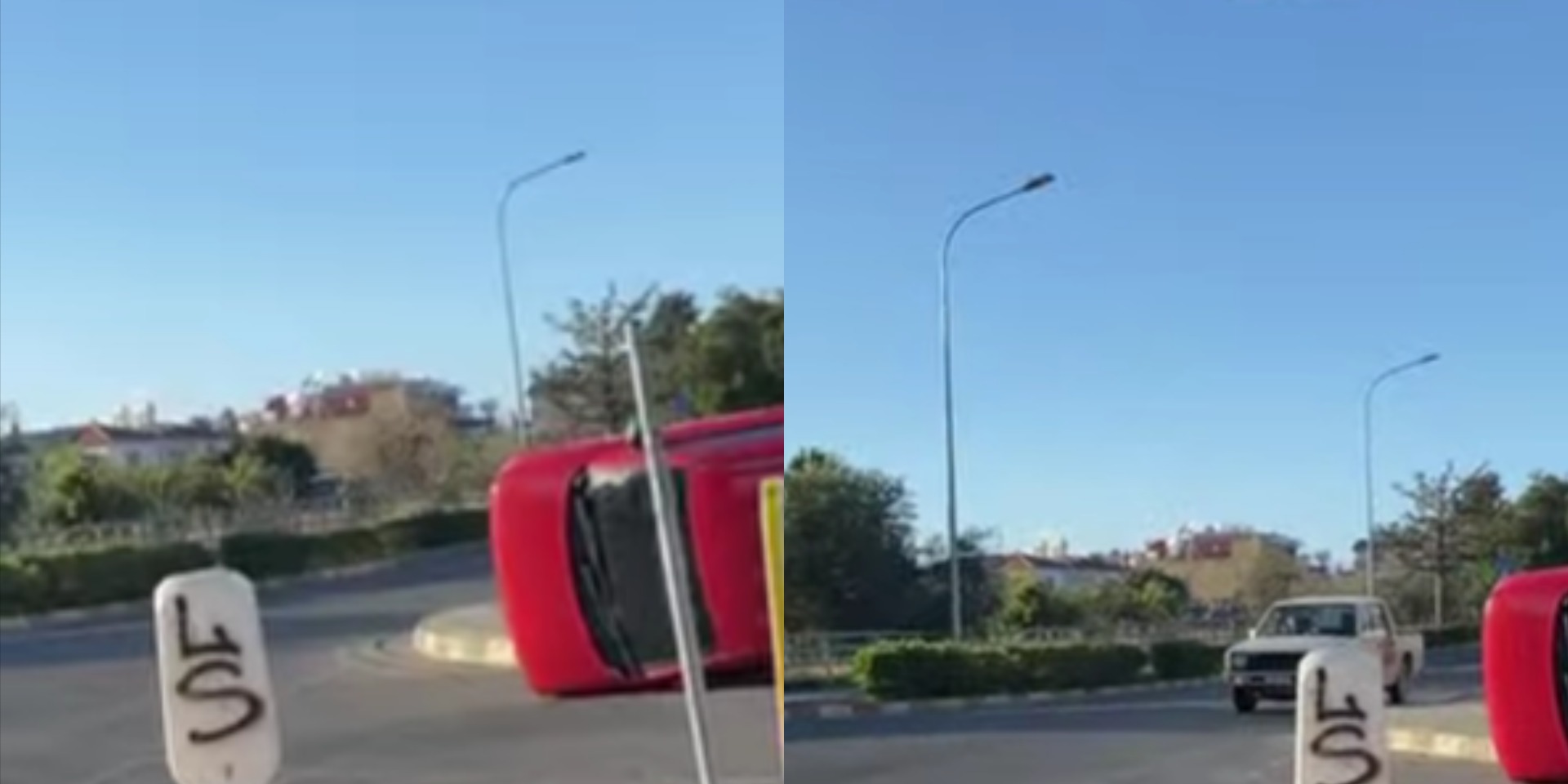 VIDEO: Τροχαίο στη Λεμεσό - Αυτοκίνητο γύρισε... στο πλάι και ακινητοποιήθηκε  - Δείτε σε ποια περιοχή