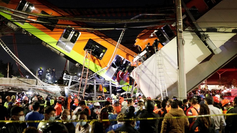 Μεξικό: 13 νεκροί - Κατέρρευσε γέφυρα του Μετρό πάνω σε δρόμο – Δείτε βίντεο