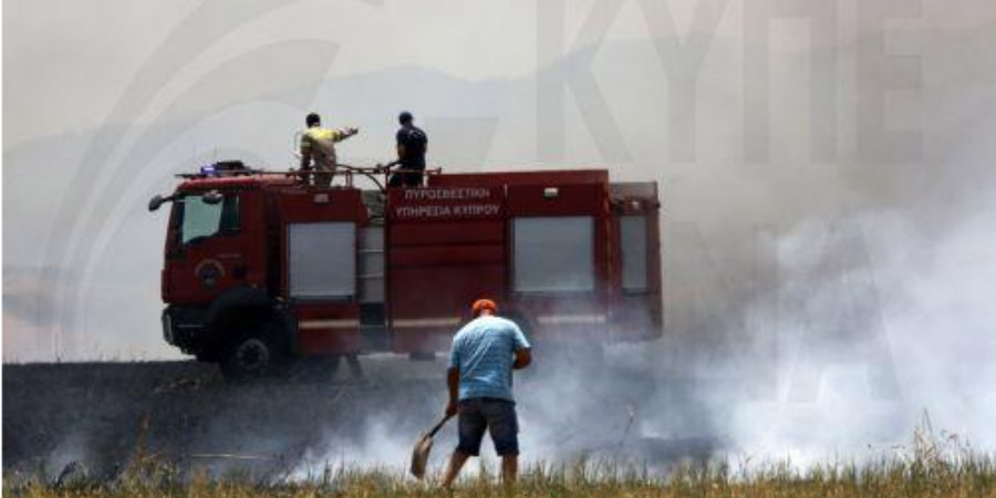 Πυρκαγιά ξέσπασε σε περιοχές στη Λευκωσία - Στο σημείο η Πυροσβεστική