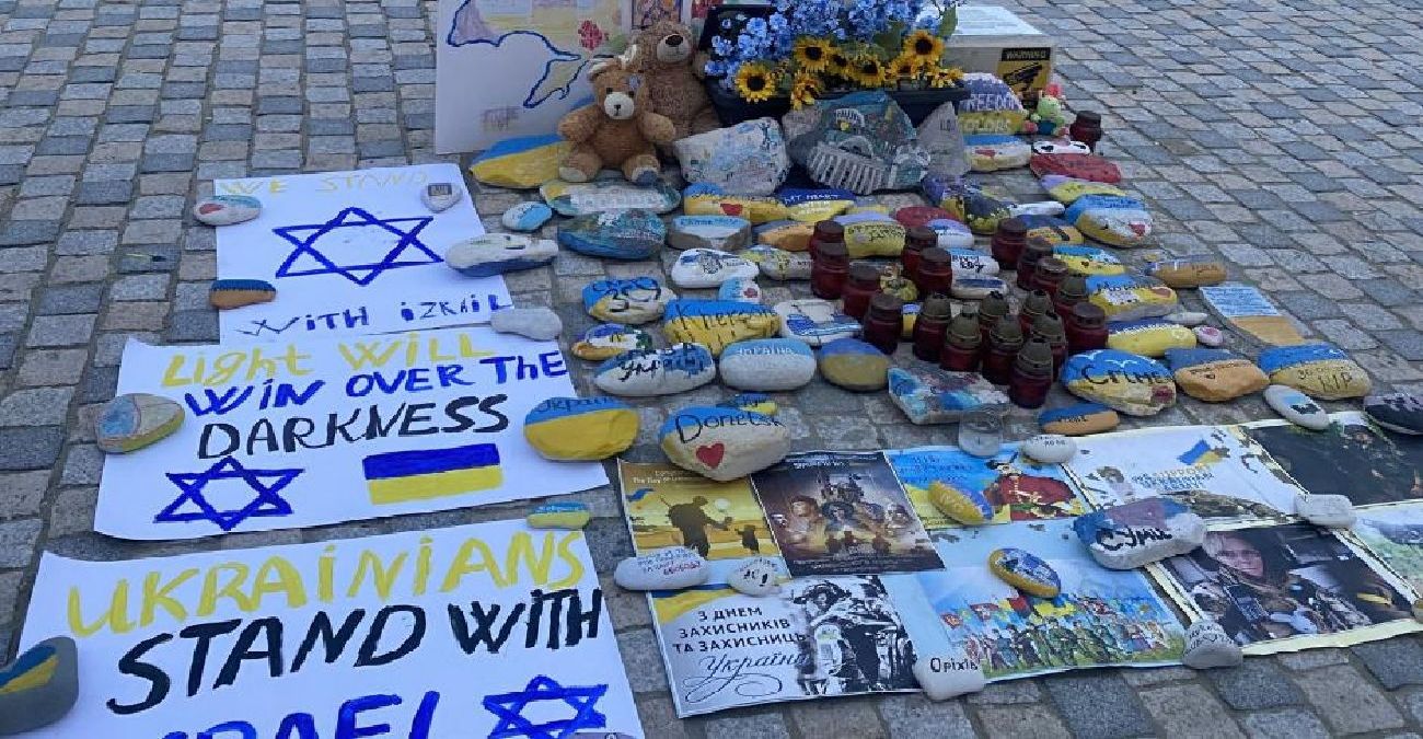 Εκδήλωση αλληλεγγύης στον λαό του Ισραήλ από Ουκρανούς σε Λάρνακα και Πάφο