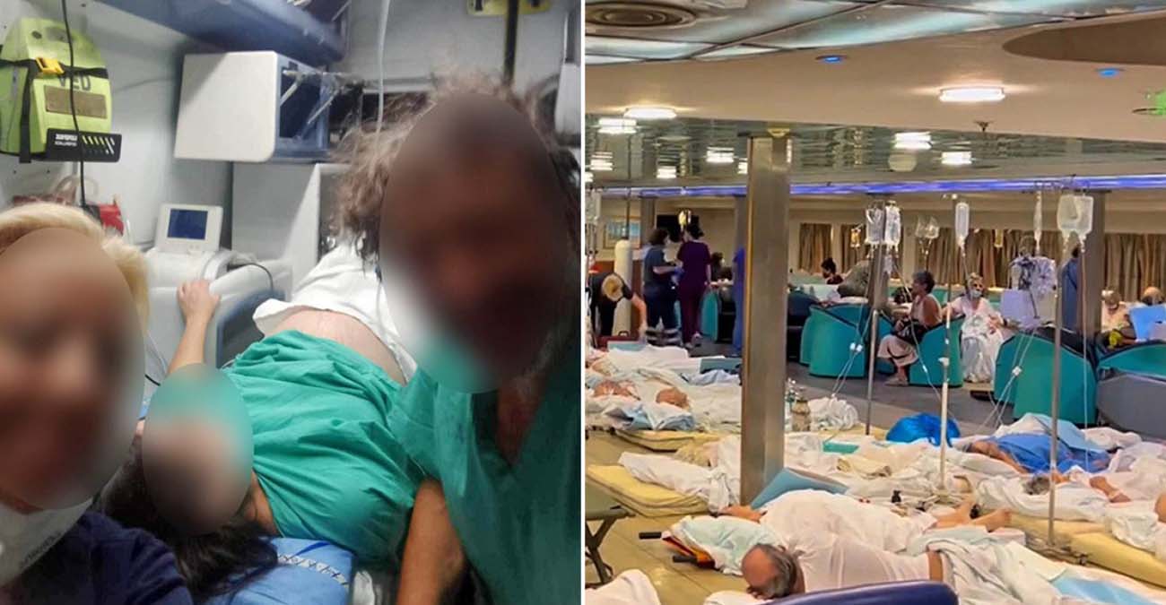 Η δύσκολη επιχείρηση εκκένωσης του νοσοκομείου Αλεξανδρούπολης - Έγκυος γέννησε καθοδόν, σε πλοίο οι ασθενείς