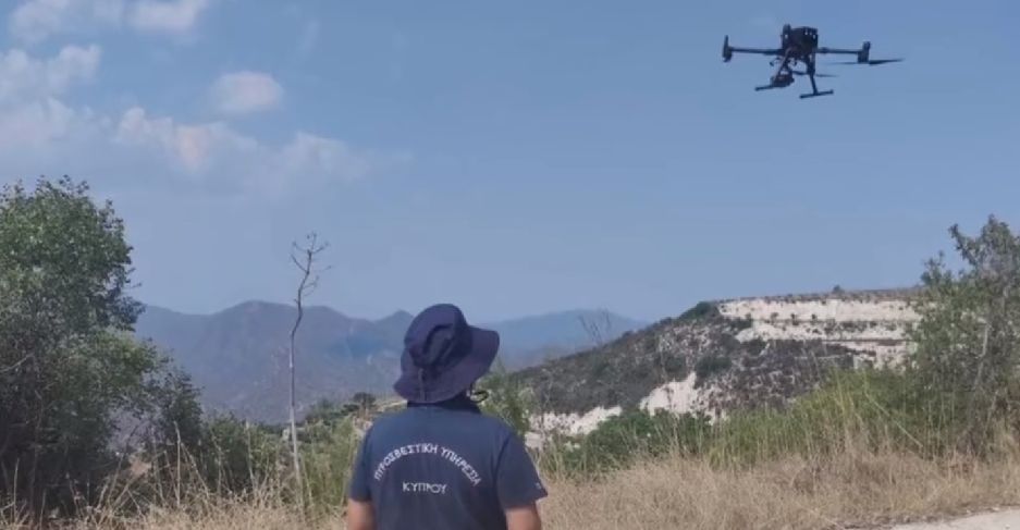 Πυροσβεστική Υπηρεσία: Η στιγμή που drone εντοπίζουν πυρκαγιές στην Κύπρο - Δείτε βίντεο 