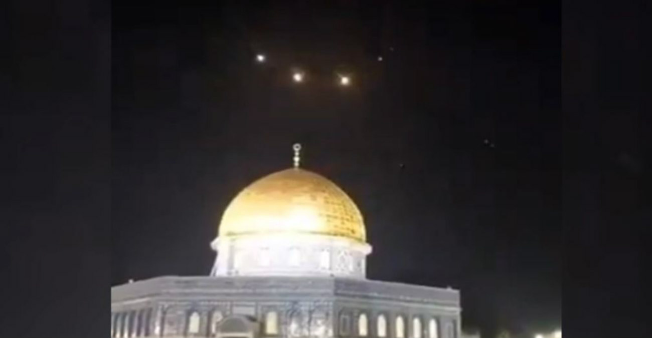 Ισραήλ: Δείτε τη στιγμή της αναχαίτισης των ιρανικών drone πάνω από το Όρος του Ναού στην Ιερουσαλήμ - Απίστευτα βίντεο