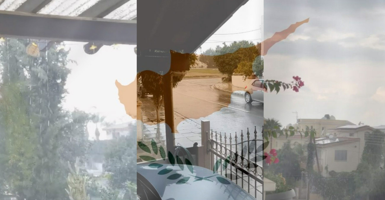 Πάρτε ομπρέλες: «Άνοιξαν» οι ουρανοί σε διάφορες περιοχές της Κύπρου – Δείτε βίντεο 