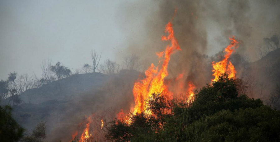ΕΠ. ΠΑΦΟΥ: Ξέσπασε φωτιά στο χωρίο Πολέμι 