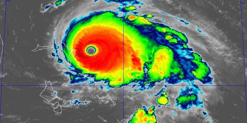 'Αναβαθμίστηκε' ο τυφώνας Ντόριαν- Έφτασε το καταστροφικό επίπεδο 5