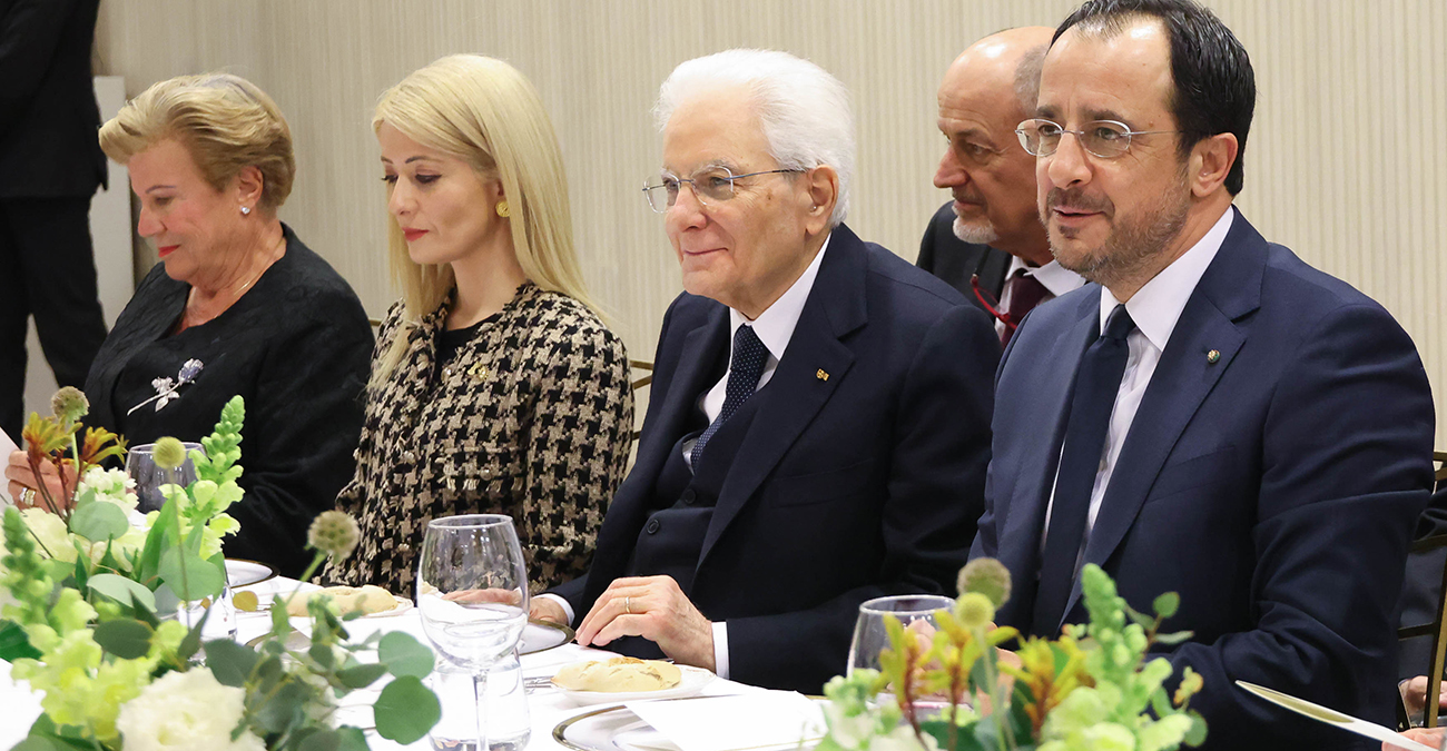 Ολοκληρώνει την επίσκεψή του στην Κύπρο ο Πρόεδρος της Ιταλίας 