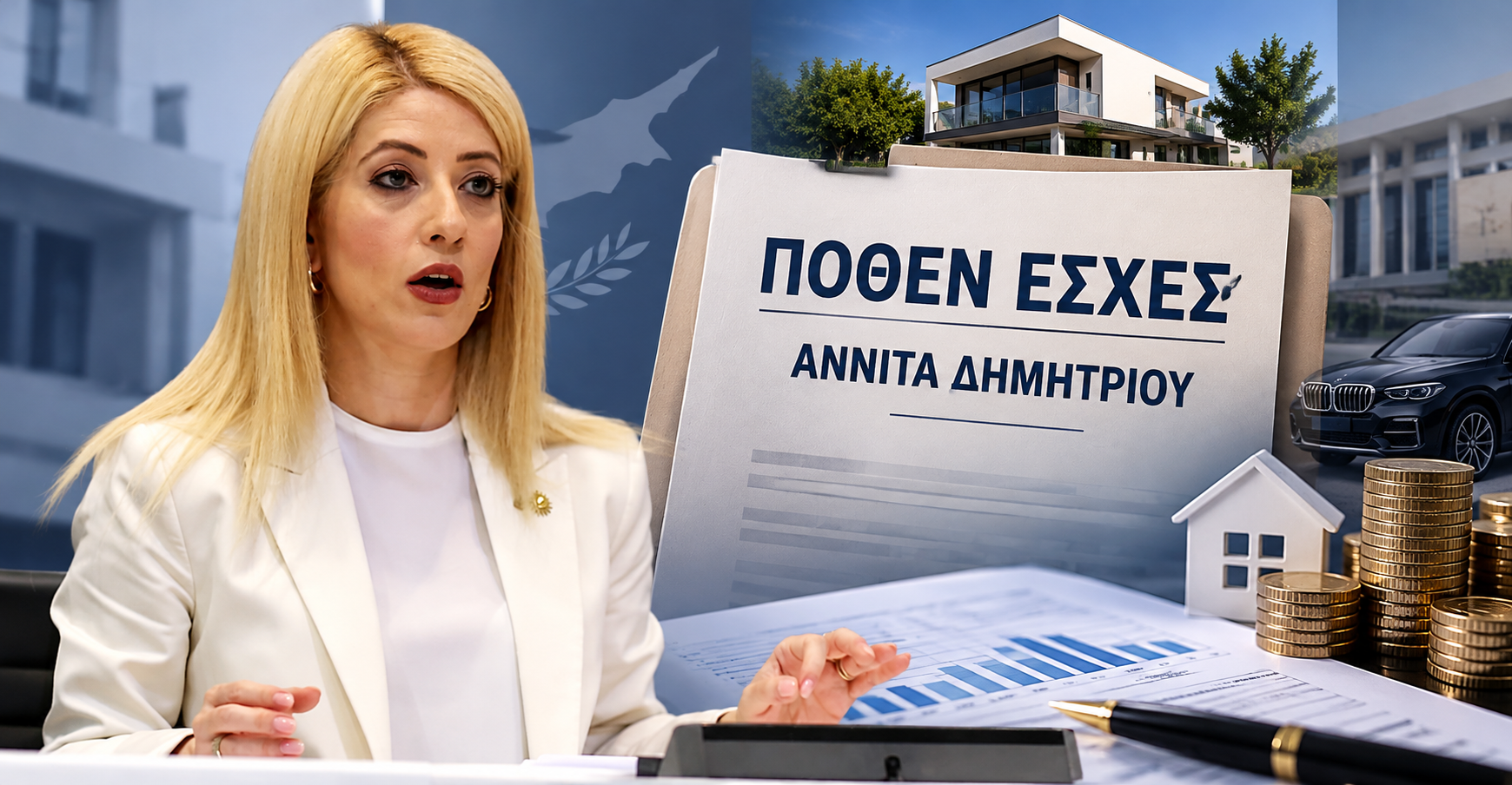 Πόθεν Έσχες Αννίτας Δημητρίου: Καταθέσεις 133.100, ακίνητα και δάνεια- Όσα δήλωσε η Πρόεδρος της Βουλής