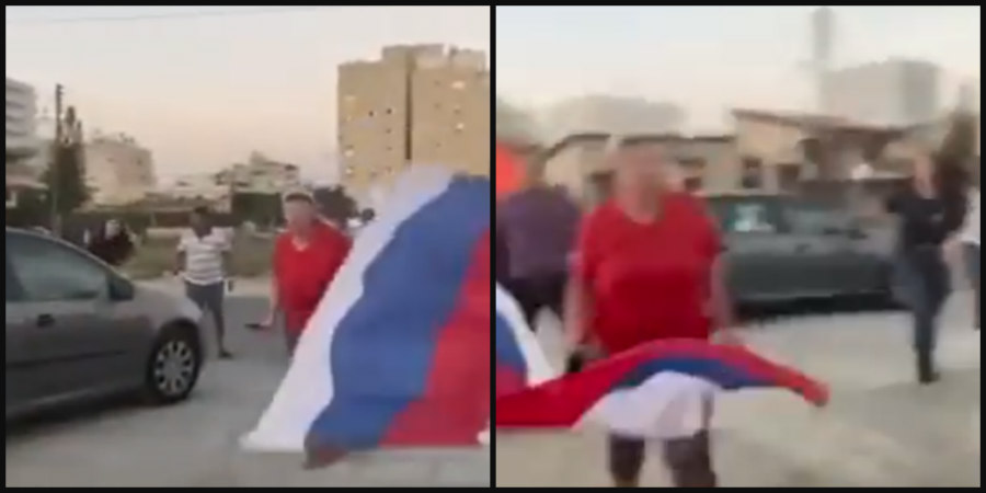 Η στιγμή που η 55χρονη από την Ουκρανία επιτίθεται στο πλήθος με μαχαίρι - Δείτε το βίντεο 