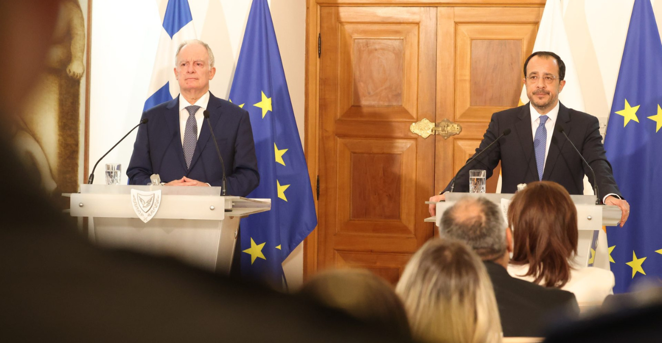 Η πρόποση Χριστοδουλίδη σε Τασούλα: «Η βαθιά μας ευγνωμοσύνη για την αταλάντευτη στάση της Ελλάδας είναι πέρα για πέρα ξεκάθαρη»