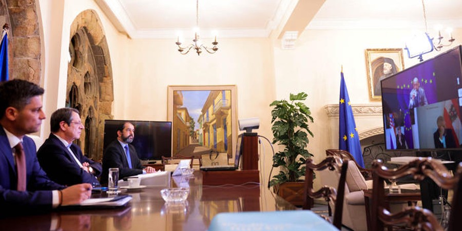 Τηλεδιάσκεψη Αναστασιάδη - Μισέλ - Στο επίκεντρο το Ουκρανικό και οι επιπτώσεις σε οικονομία - Ανάγκη για εντατικοποίηση διπλωματικών προσπαθειών