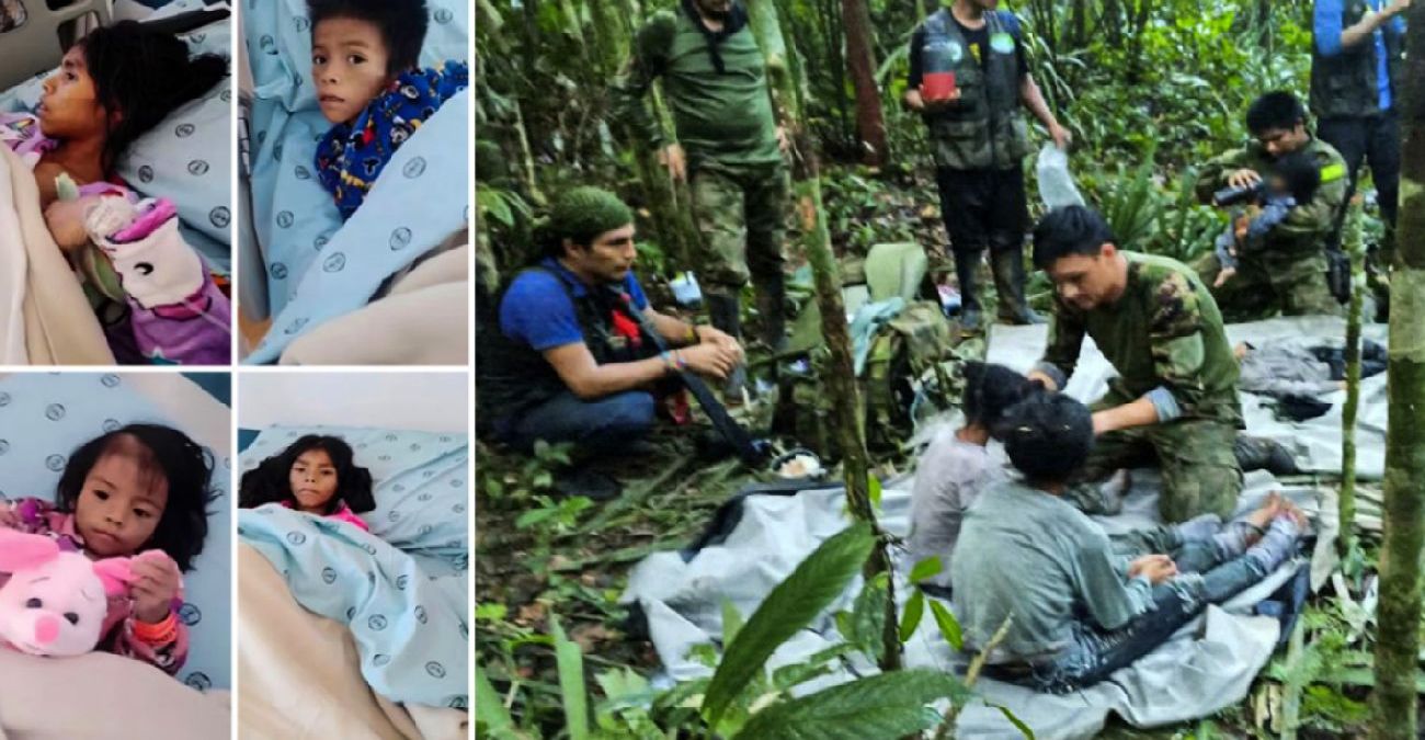 Κολομβία: Πήραν εξιτήριο τα 4 παιδιά που επιβίωσαν για 40 μέρες στη ζούγκλα