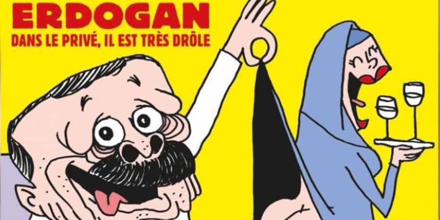 Απόλυτη ρήξη μεταξύ Μακρόν - Ερντογάν: Λάδι στη φωτιά το σκίτσο του Charlie Hebdo