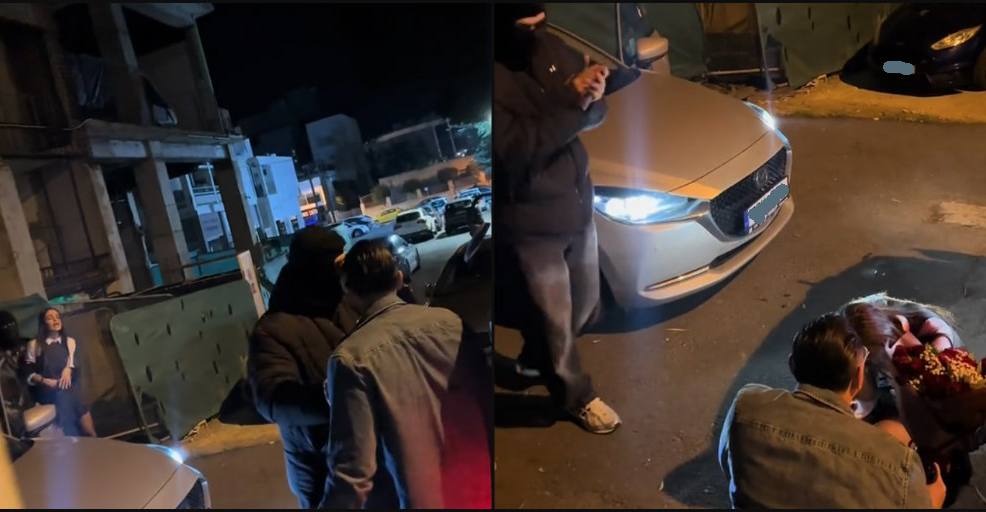 Video: Κουκουλοφόροι κατέβασαν από το όχημα ζευγάρι στη Λεμεσό - Η «απαγωγή» έγινε ανθοδέσμη και άρχισαν τα... κλάματα 