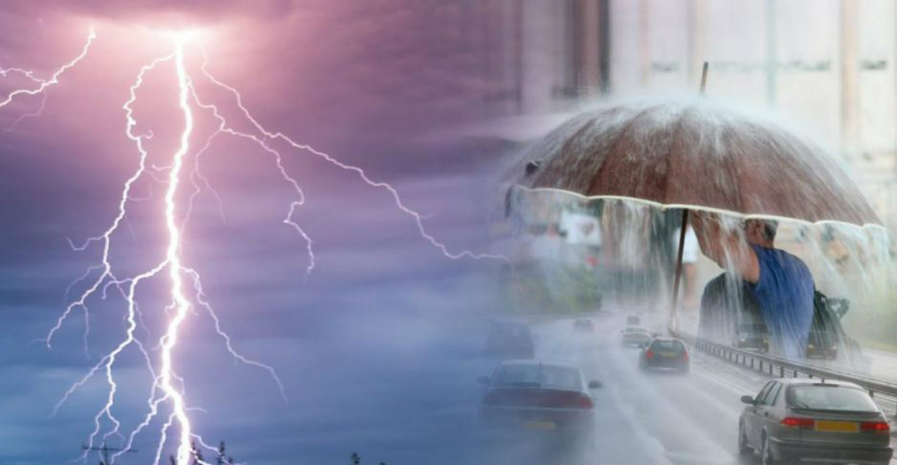 Κίτρινη προειδοποίηση για ισχυρές καταιγίδες – Πότε τίθεται σε ισχύ