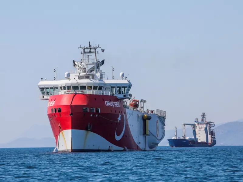 Η Άγκυρα εξέδωσε NAVTEX για την κατασκευή αγωγού με τα κατεχόμενα - Έβγαλε για έρευνες το Oruc Reis