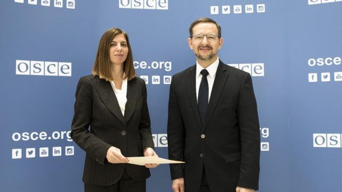 Επέδωσε διαπιστευτήρια η νέα Μόνιμη Αντιπρόσωπος της Κύπρου στον ΟΑΣΕ