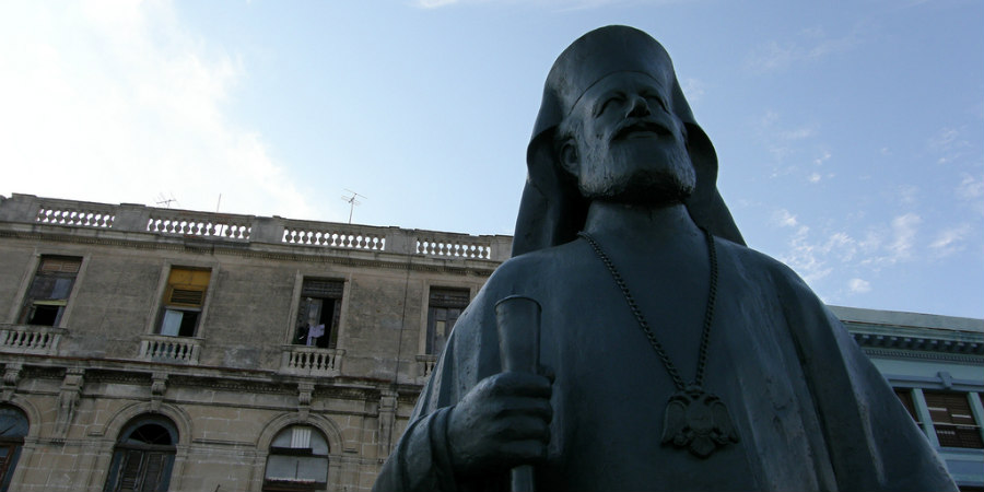 Ο Αρχιεπίσκοπος Μακάριος στην Κούβα