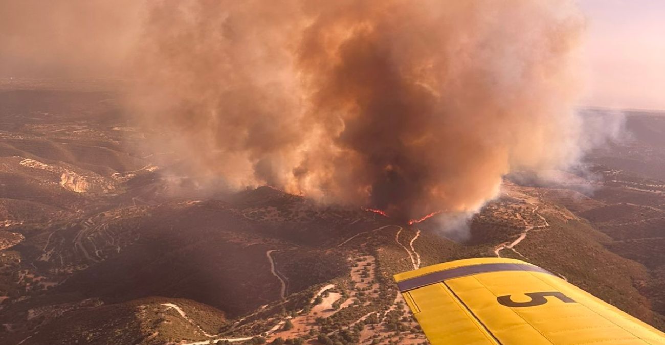 Εκτός ελέγχου η πυρκαγιά στη Λεμεσό - Βρίσκεται σε δύσβατη περιοχή - Δείτε φωτογραφίες και βίντεο
