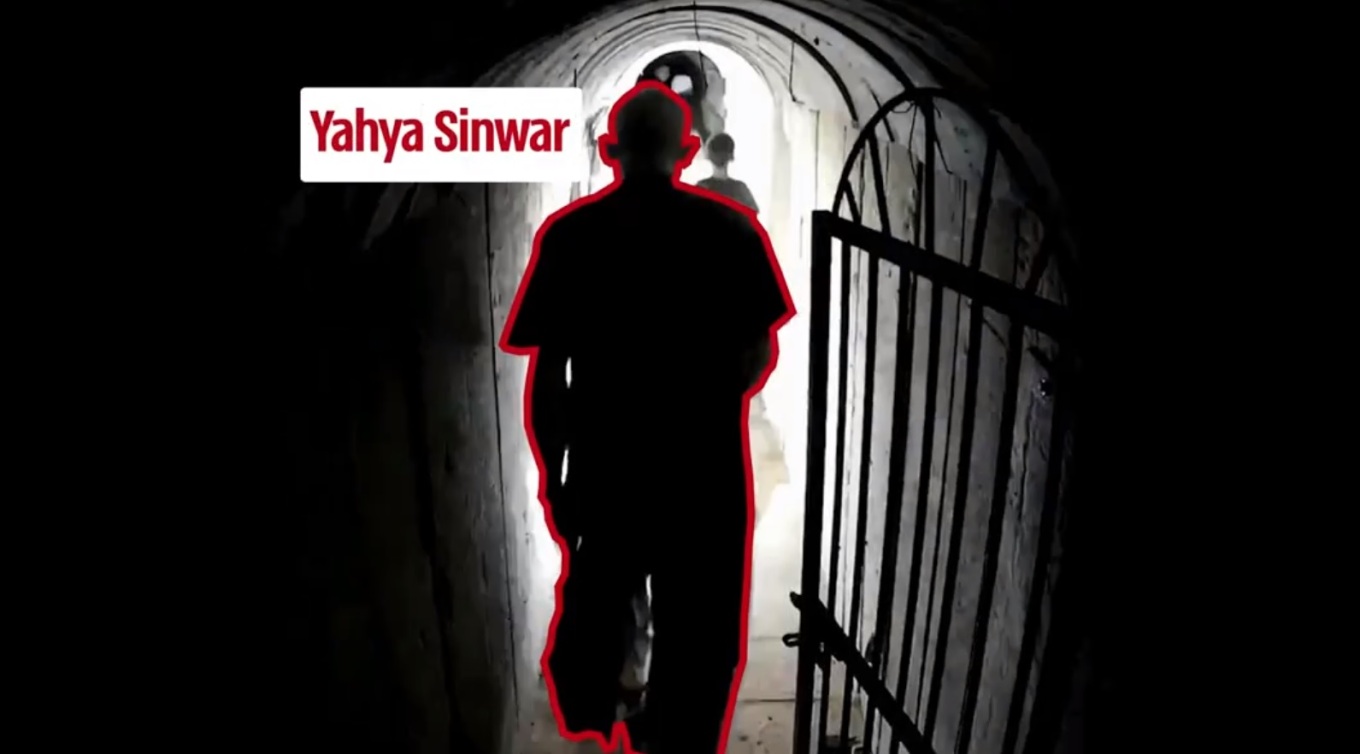 Γάζα: Βίντεο με τον επικεφαλής της Χαμάς μέσα σε τούνελ παρουσίασε ο ισραηλινός στρατός