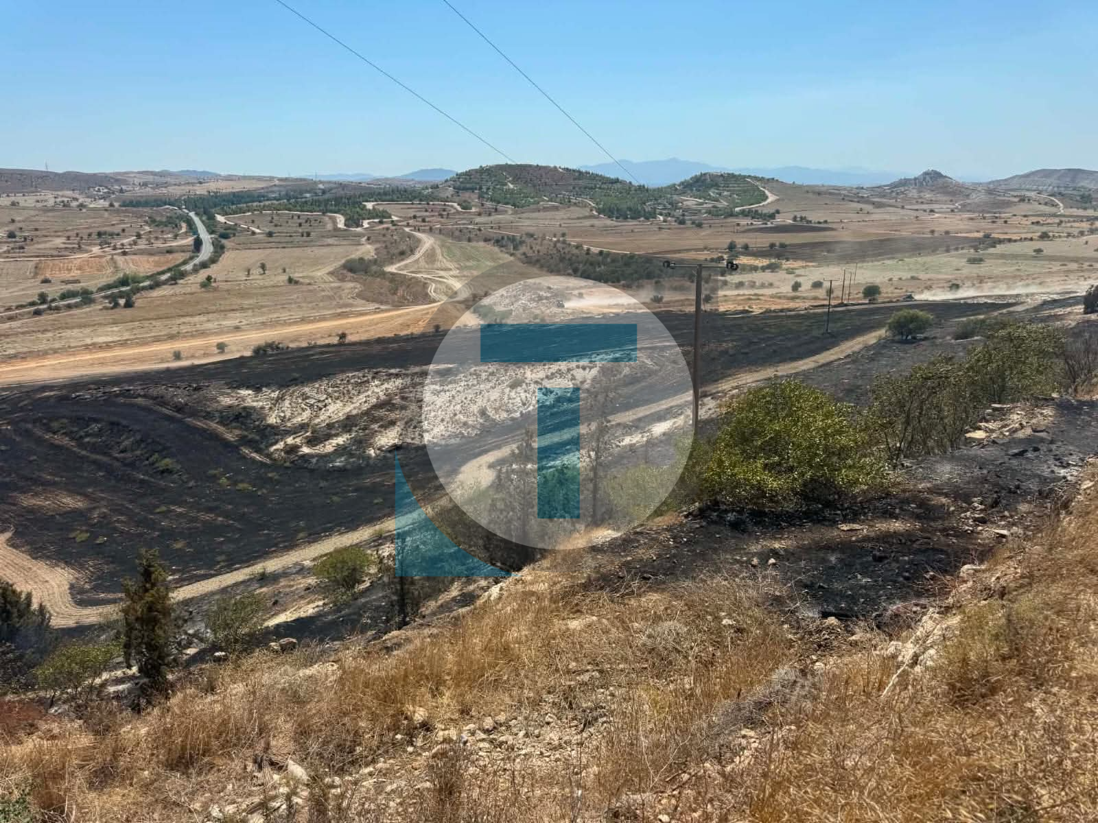 Πρόλαβαν τα χειρότερα: Εντοπίστηκε σε τρία σημεία του δρόμου η φωτιά στη Κόσιη - «Βλέπουν» εμπρησμό οι Αρχές