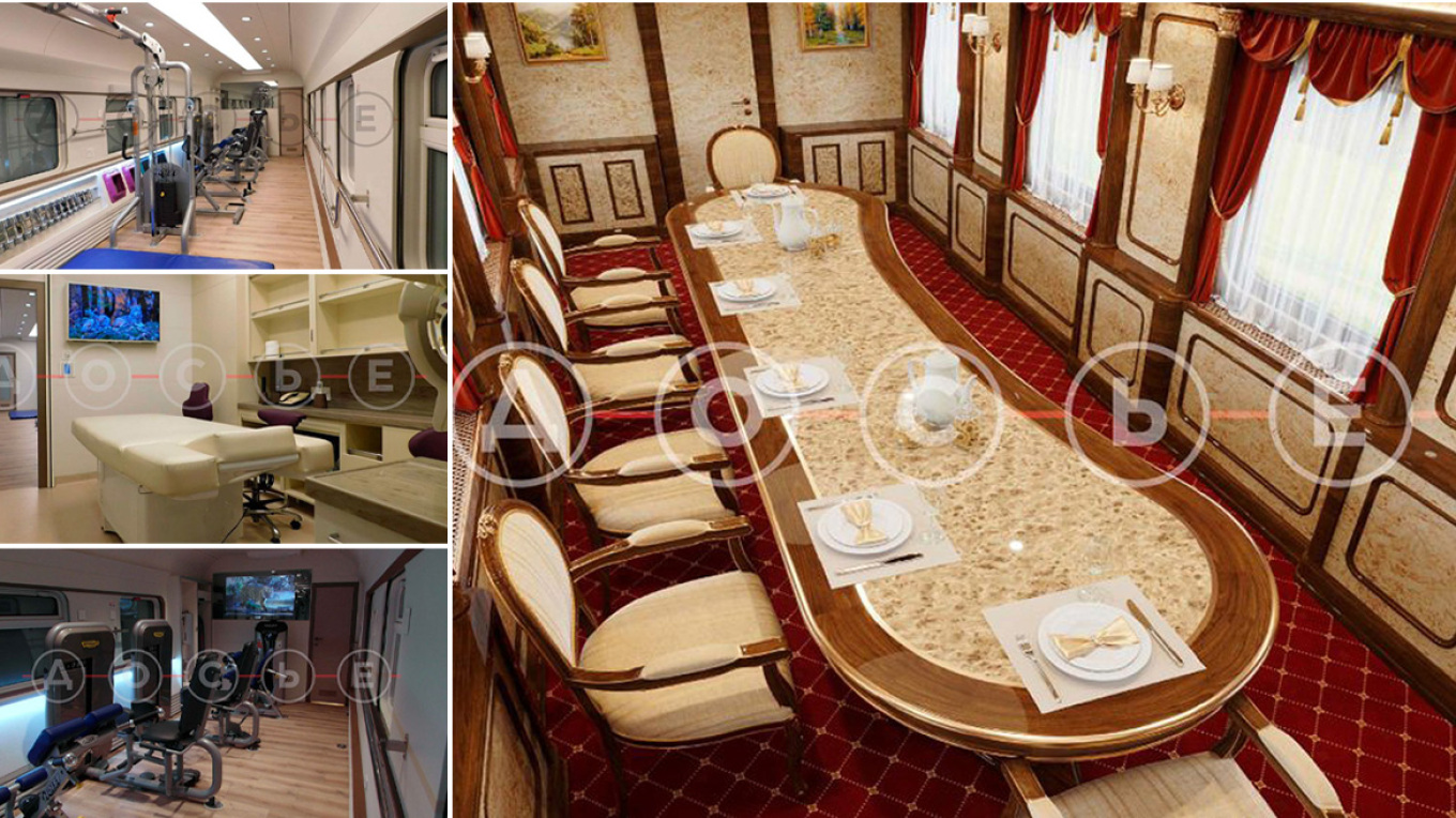 Πούτιν: Το θωρακισμένο «παλάτι» τρένο έχει σπα και σαλόνι ομορφιάς - Φωτογραφίες