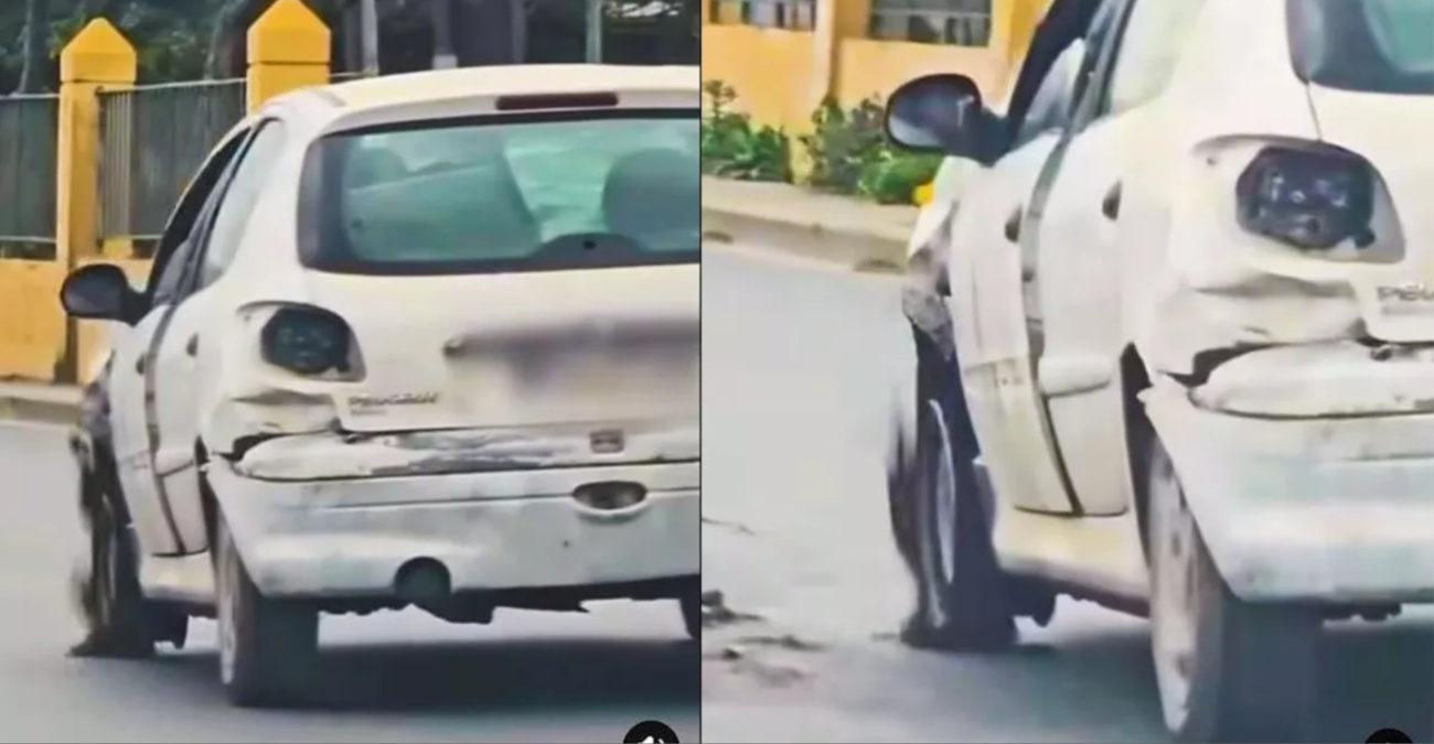 Απίστευτο Βίντεο: Αυτοκίνητο... ερείπιο προκαλεί πανικό στην Ελλάδα