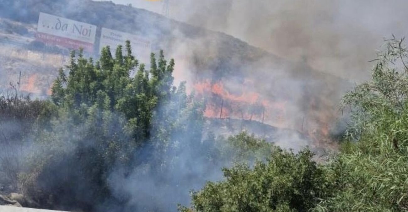 Ξέσπασε πυρκαγιά στην Άλασσα - Στην μάχη και πέντε πτητικά μέσα - Δείτε φωτογραφίες