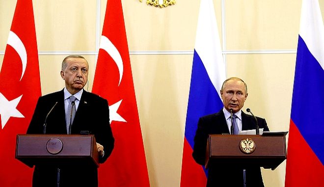 Ερντογάν και Πούτιν εγκαινίασαν τον αγωγό Turkish Stream