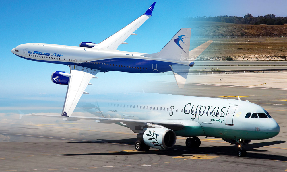 Συμφωνία Blue Air και Cyprus Airways – Σε ισχύ από τις 3 Δεκεμβρίου