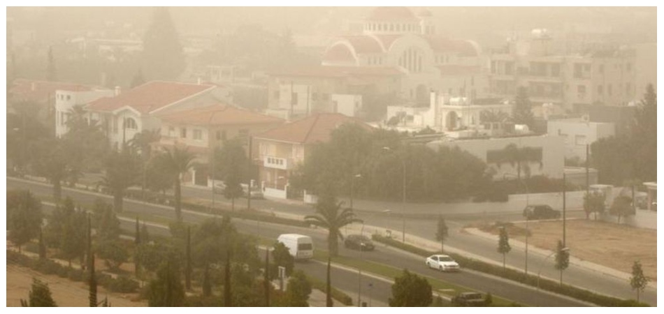 Τμ.Μετεωρολογίας: Σκόνη στην ατμόσφαιρα και ομίχλη