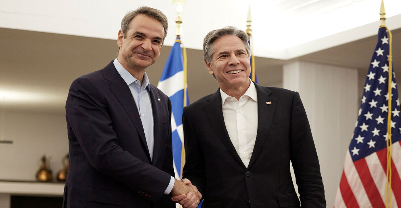 Μητσοτάκης-Μπλίνκεν: Όσα συζήτησαν κατά την διάρκεια της συνάντησης τους - «Ισχυρές οι σχέσεις Ελλάδας-ΗΠΑ»